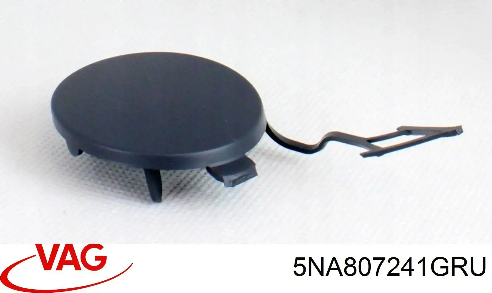 5NN807241 VAG Заглушка бампера буксирувального гака, передня
