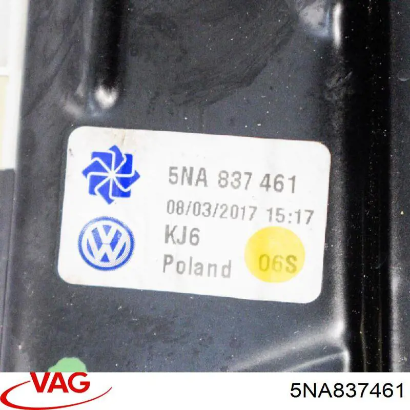  Склопідйомник передньої лівої двері Volkswagen Tiguan 
