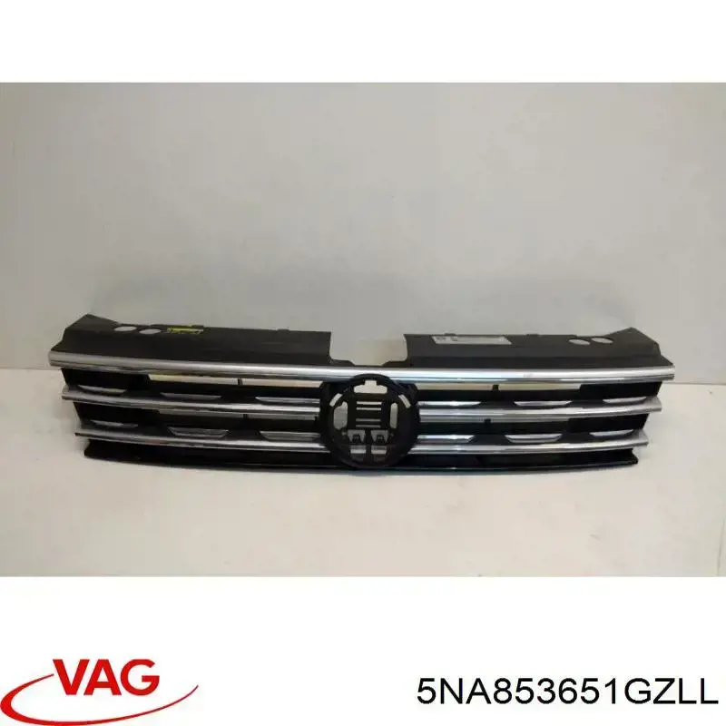 Купити 5NA853651GZLL VAG Захисна решітка радіатора