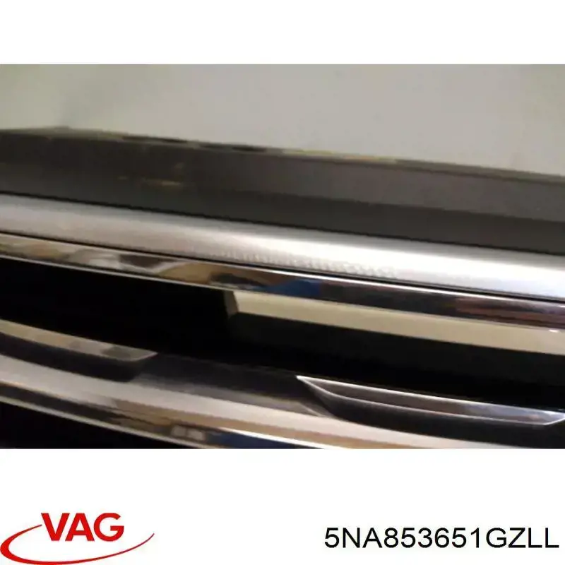 Решітка радіатора 5NA853651GZLL VAG