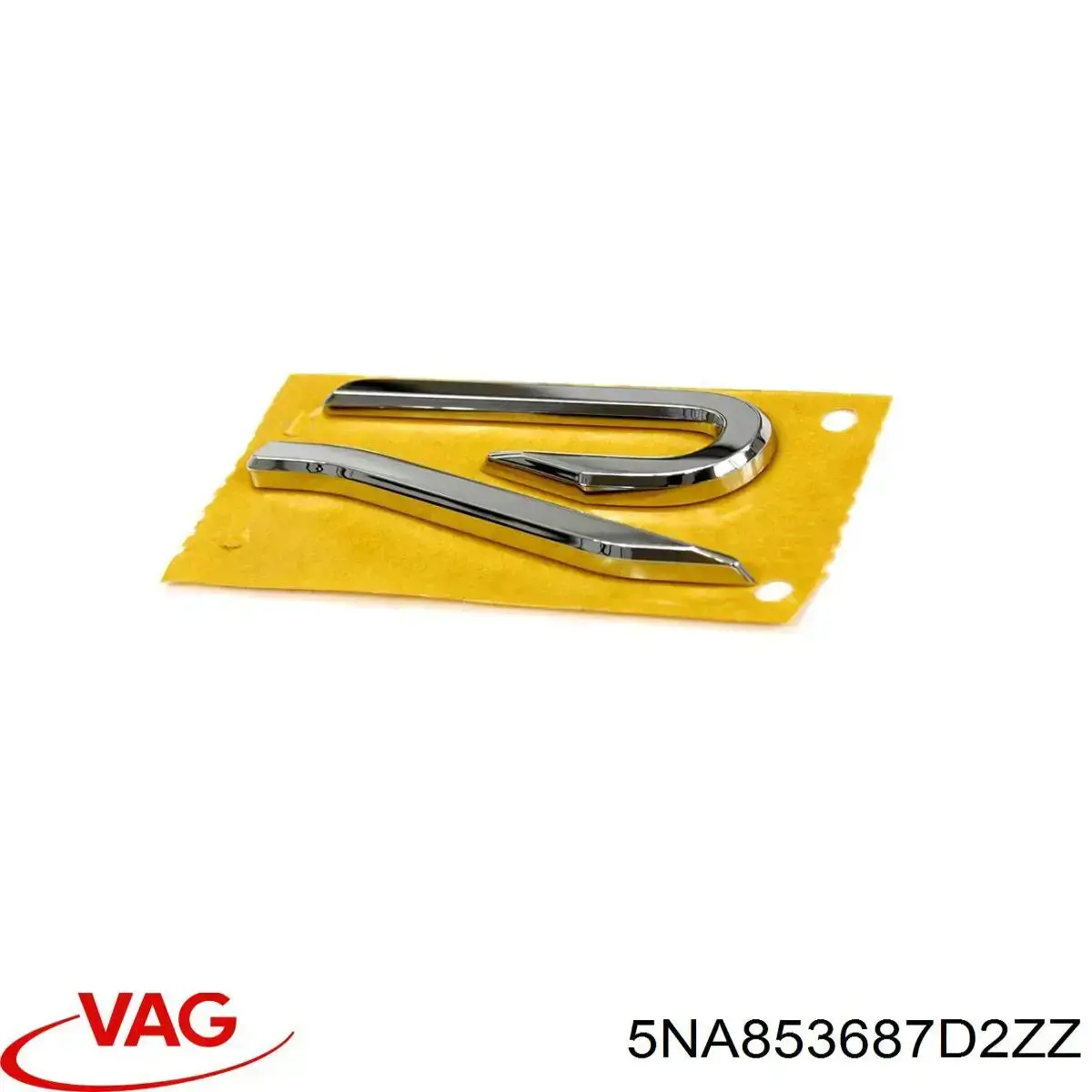 5NA853687D2ZZ VAG Емблема кришки багажника, фірмовий значок