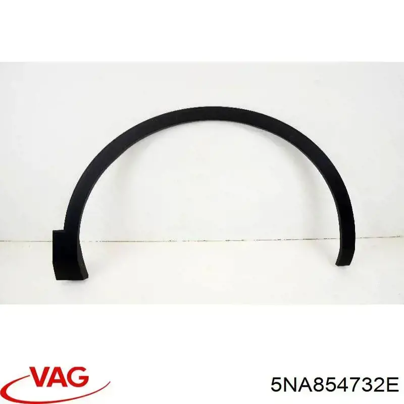 Молдинг передньої арки колеса, правий VAG 5NA854732E ціна, від 45.82 USD