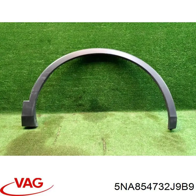 Молдинг арки крила переднього, правий VAG 5NA854732J9B9 ціна, від 45.77 USD