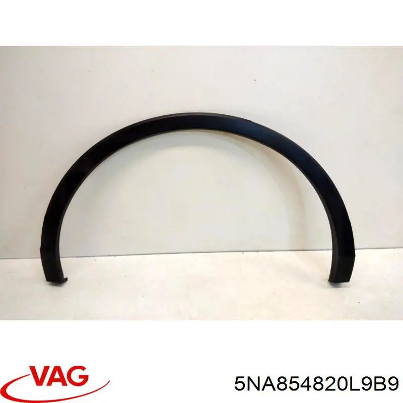 Розширювач задньої арки колеса, лівий VAG 5NA854820L9B9 ціна, від 209.78 USD