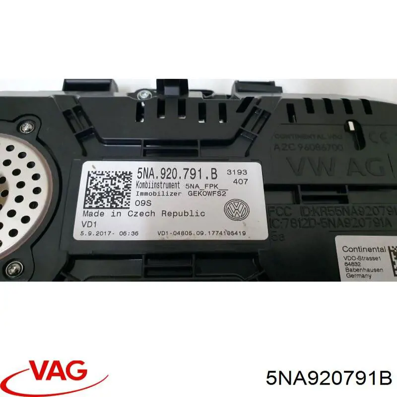 5NA920791B VAG Щиток приладів