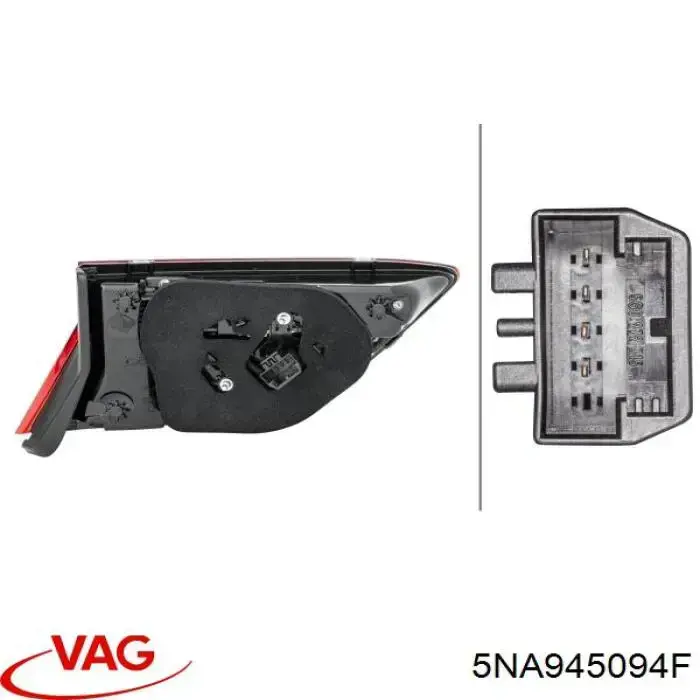 Стоп задній VAG 5NA945094F ціна, від 219.84 USD