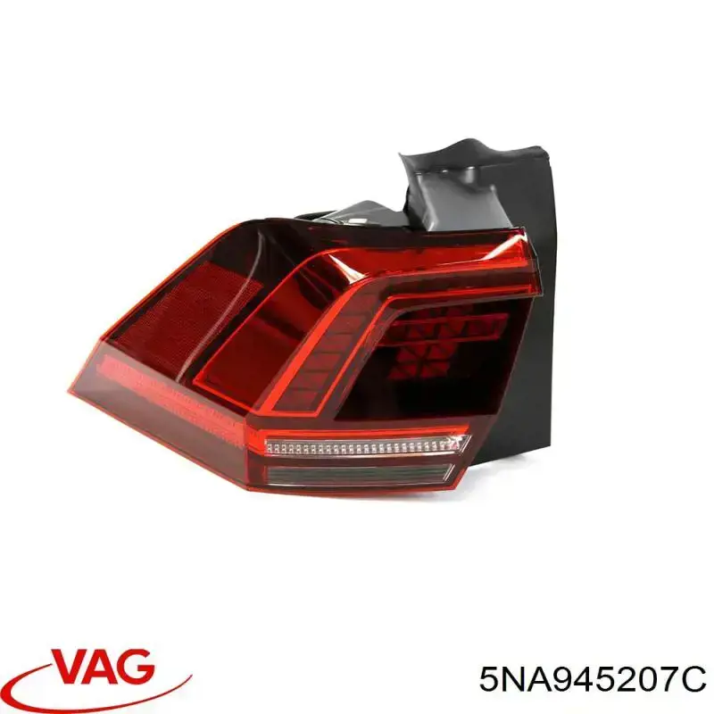 Ліхтар задній лівий, зовнішній 5NA945207C VAG