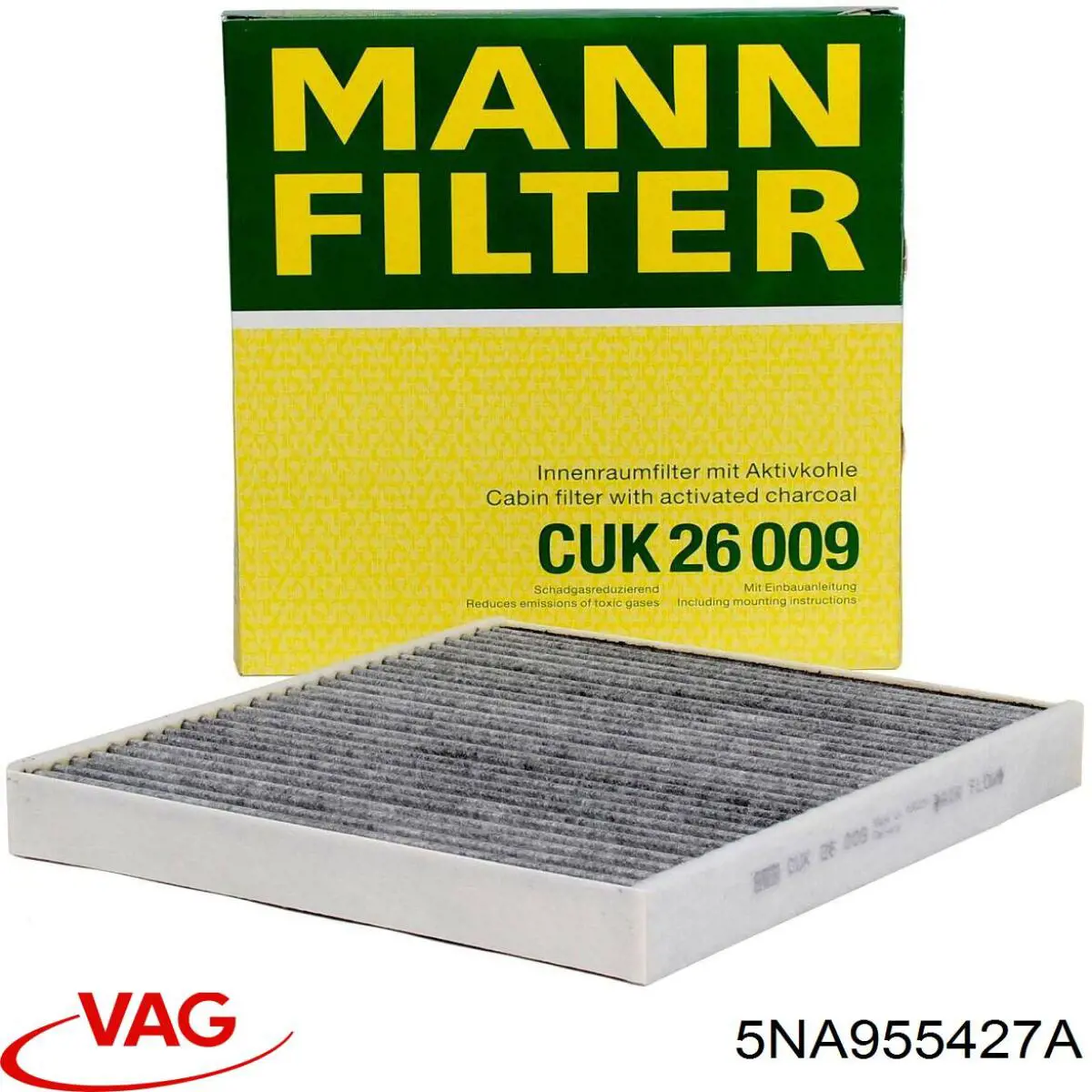 Купити 5NA955427A VAG Щітка задня
