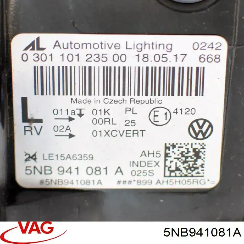 5NB941081A VAG 