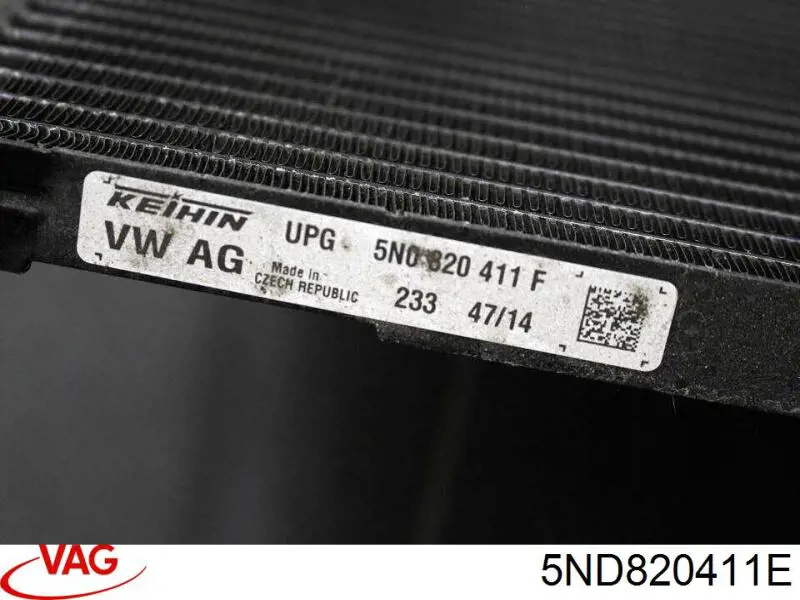 Конденсатор кондиціонера VAG 5ND820411E ціна, від 131.11 USD