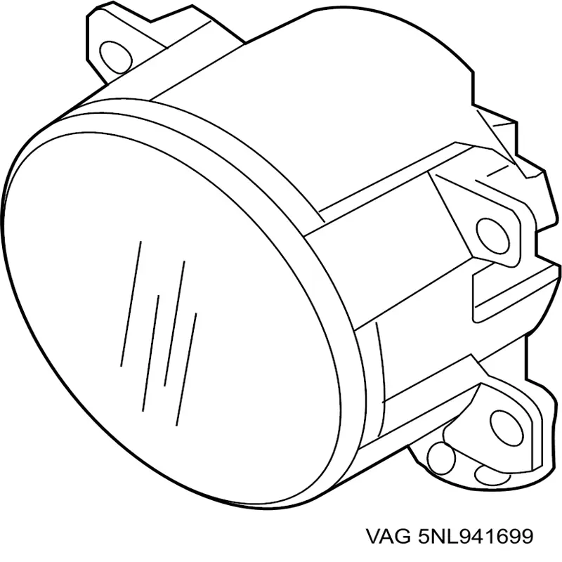 Туманка ліва VAG 5NL941699 ціна, від 37.42 USD