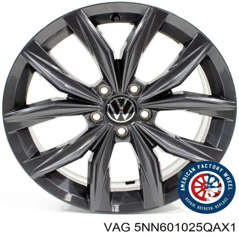 Диски колісні литі (легкосплавні, титанові) VAG 5NN601025QAX1 ціна, від 570.12 USD