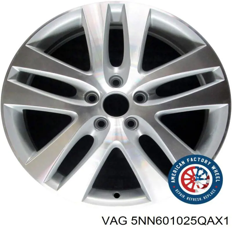 Диски колісні литі (легкосплавні, титанові) 5NN601025QAX1 VAG