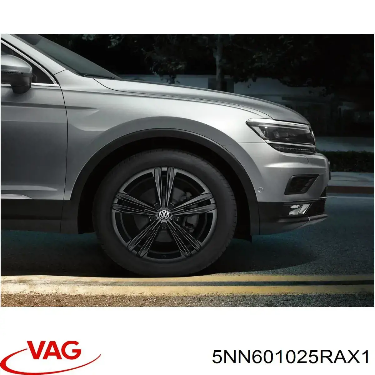 Диски колісні литі (легкосплавні, титанові) VAG 5NN601025RAX1 ціна, від  USD