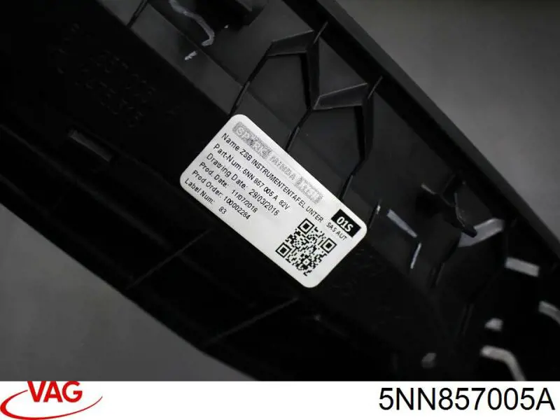 Панель приладів торпеди VAG 5NN857005A ціна, від 8.99 USD