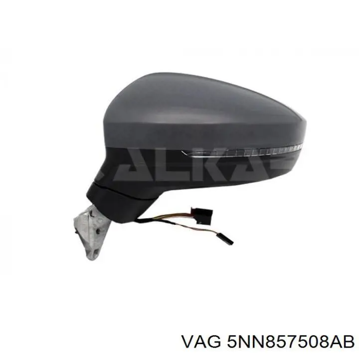 Корпус дзеркала заднього виду, правий VAG 5NN857508AB ціна, від 196.89 USD