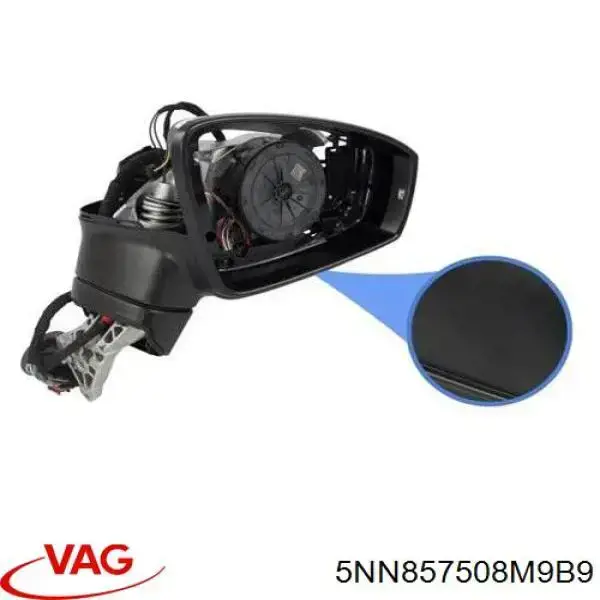 Праве бічне дзеркало VAG 5NN857508M ціна, від 243.63 USD
