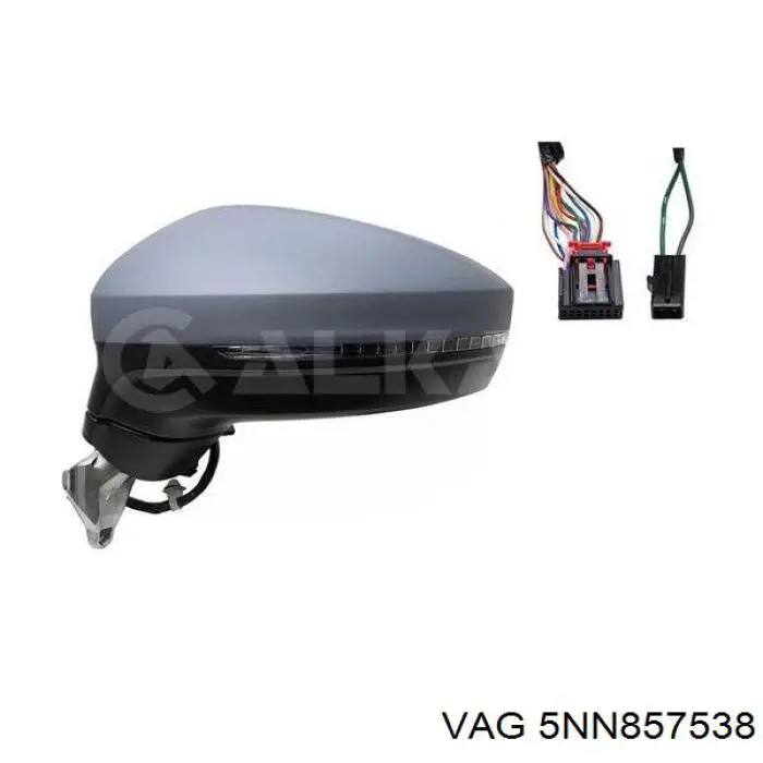 5NN857538 VAG Накладка водійського дзеркала
