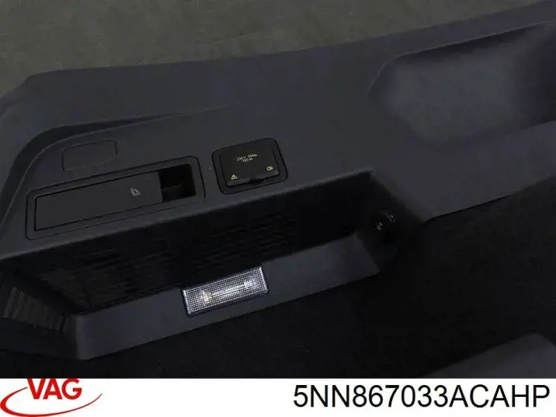Облицювання багажного відсіку, ліве VAG 5NN867033ACAHP ціна, від 59.40 USD