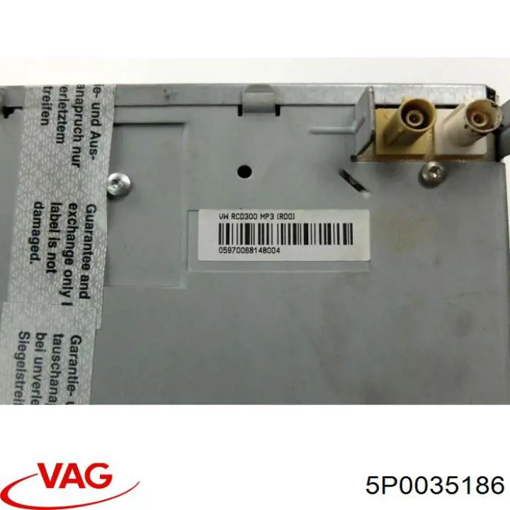 Магнітола на Volkswagen Golf VI 5K1