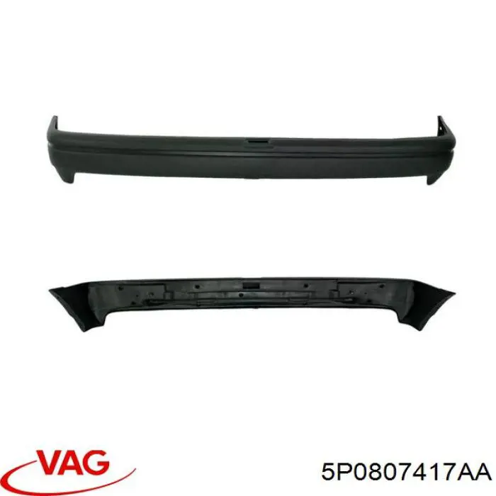 5P0807417AA VAG Буфер (бампер) задній