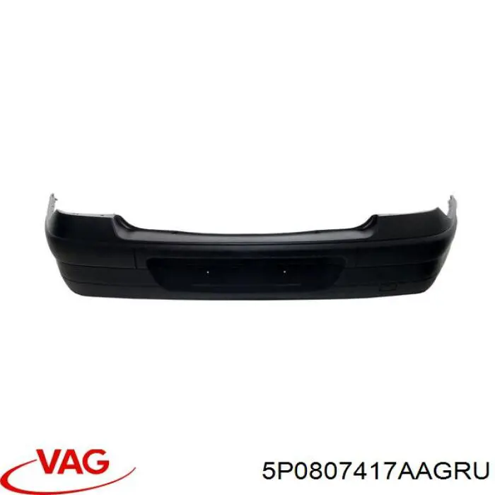Задній бампер 5P0807417AAGRU VAG