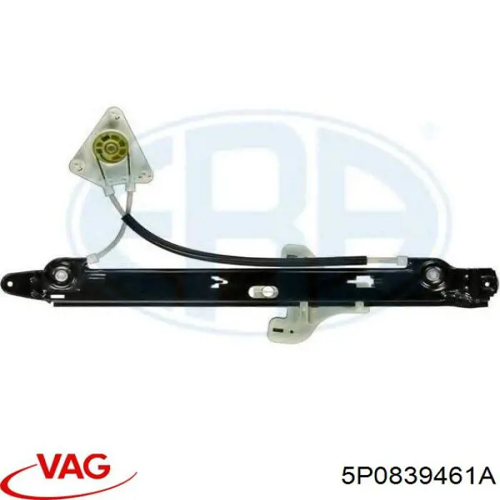 Купити 5P0839461A VAG Механізм склопідіймача двері задньої, лівої