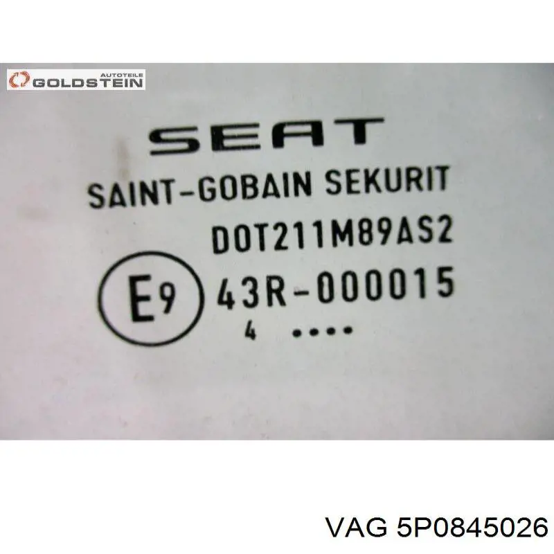 Скло заднє праве VAG 5P0845026 ціна, від 31.67 USD