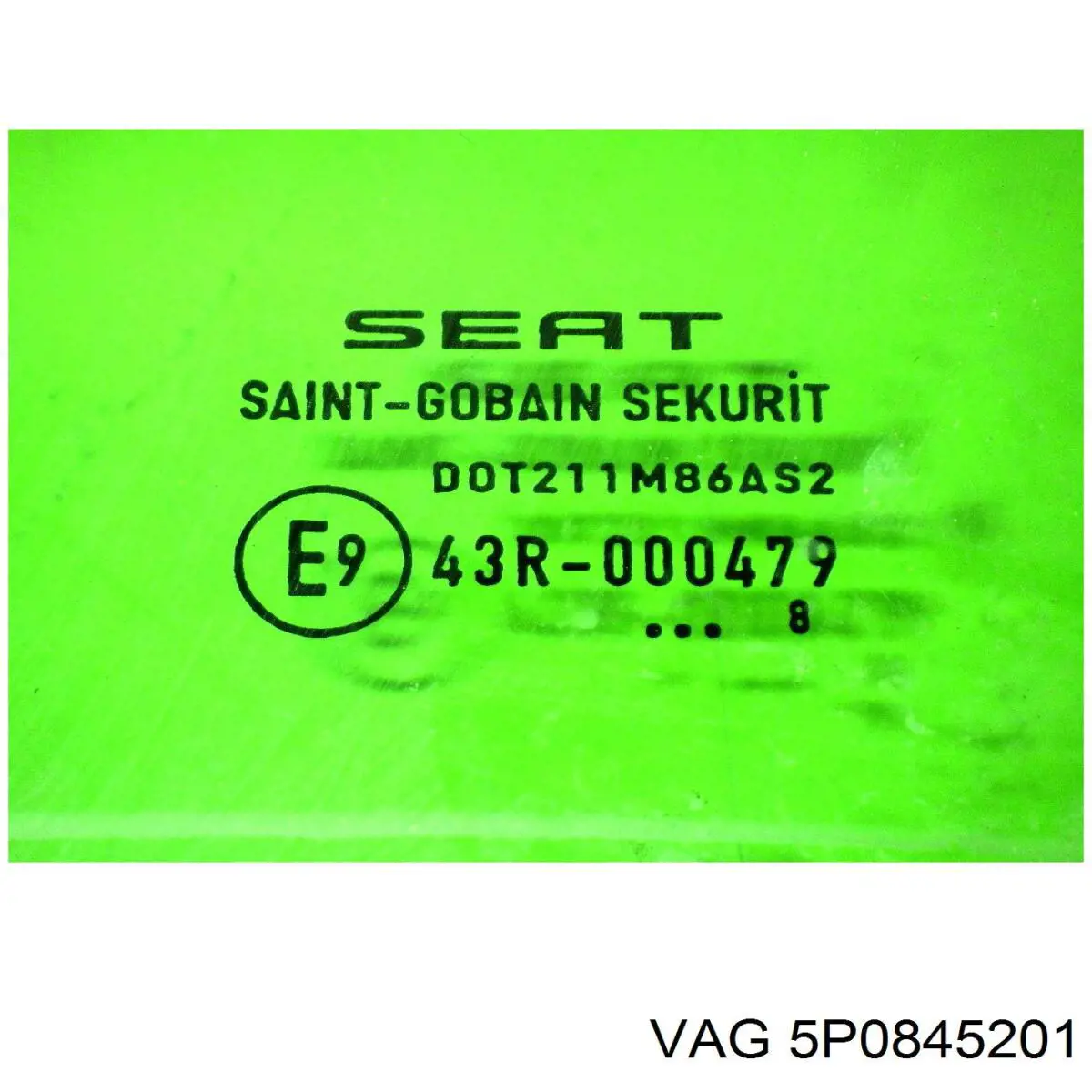 Скло передніх дверей, лівою VAG 5P0845201 ціна, від 32.78 USD