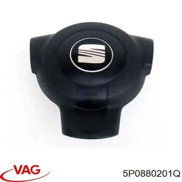 5P0880201Q VAG подушка безпеки, водійська, airbag