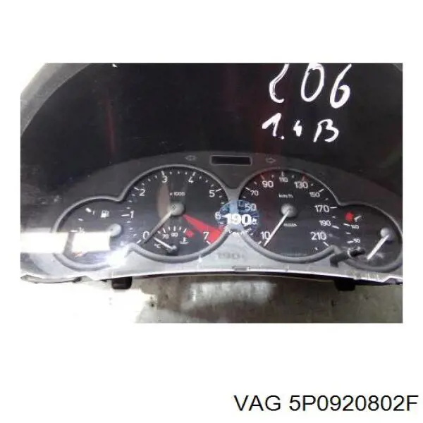 5P0920802F VAG Щиток приладів додатковий