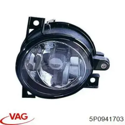 Протитуманка ліва VAG 5P0941703 ціна, від 33.21 USD