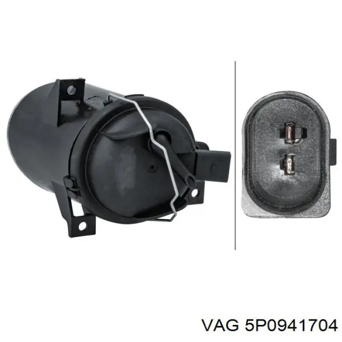 5P0941704 VAG Фара протитуманна, права