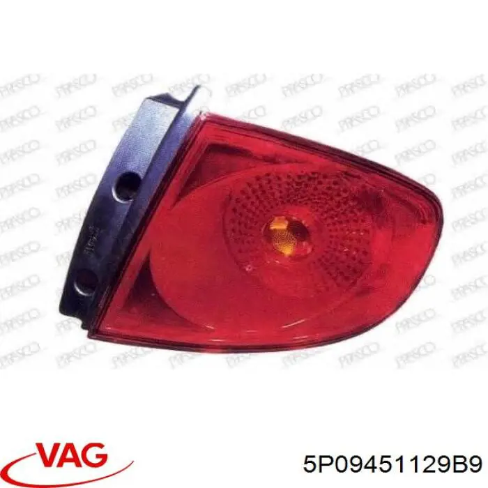 Задні ліхтарі VAG 5P09451129B9 ціна, від 38.01 USD