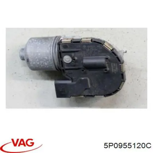 5P0955120C VAG Мотор склоочисника лобового скла, правий