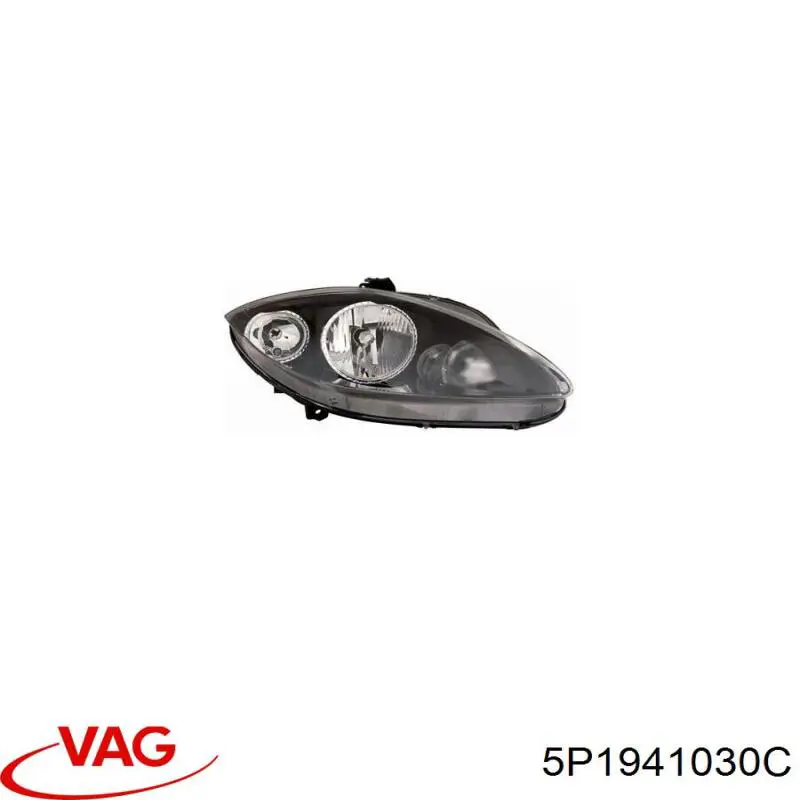 5P1941030C VAG Основна фара - вставка