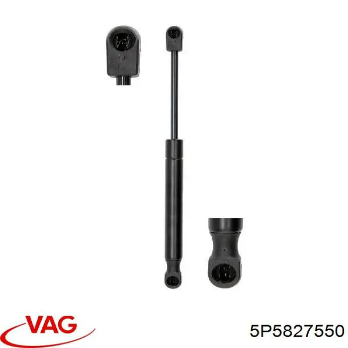 5P5827550 VAG Амортизатор кришки багажника / двері 3/5-ї задньої
