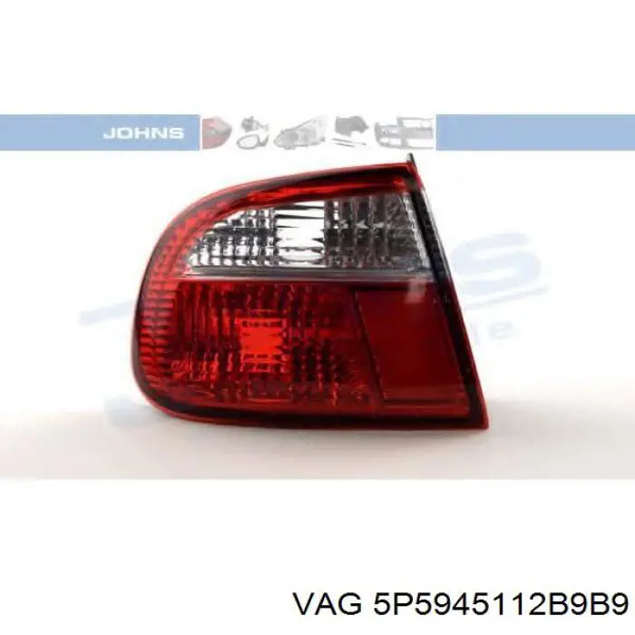 Задні ліхтарі VAG 5P5945112B ціна, від 118.75 USD