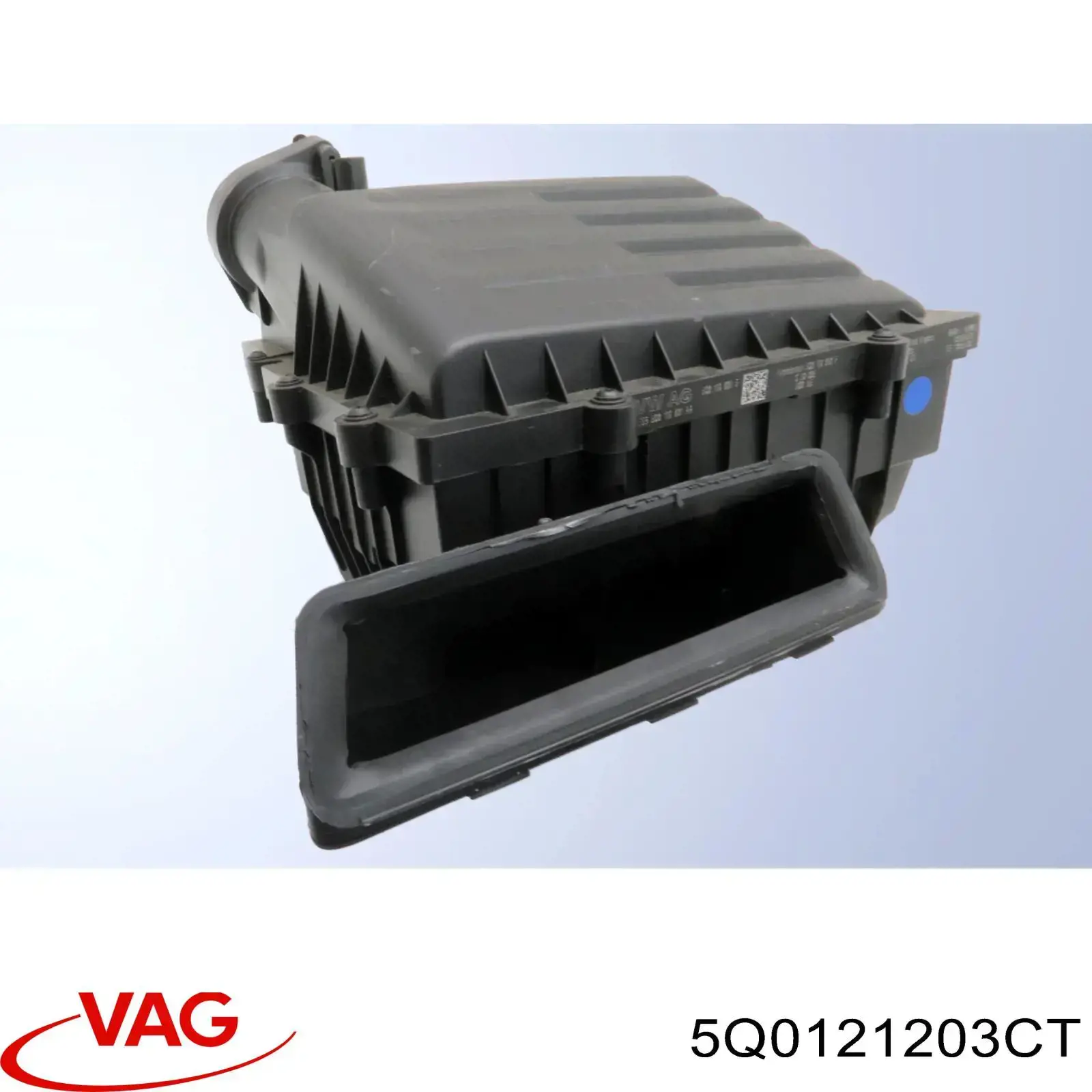 5Q0121203CT VAG дифузор радіатора охолодження, в зборі з двигуном і крильчаткою