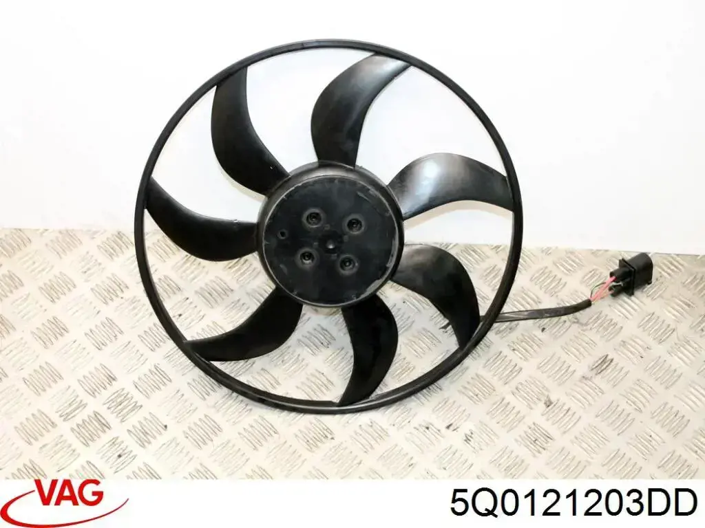 5Q0121203DD VAG Електровентилятор радіатора