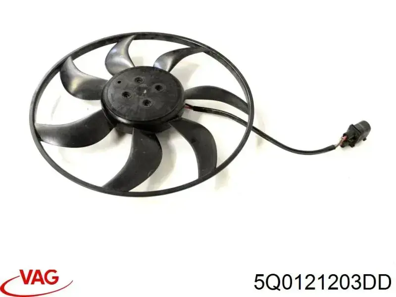 Вентилятор радіатора VAG 5Q0121203DD ціна, від 148.47 USD