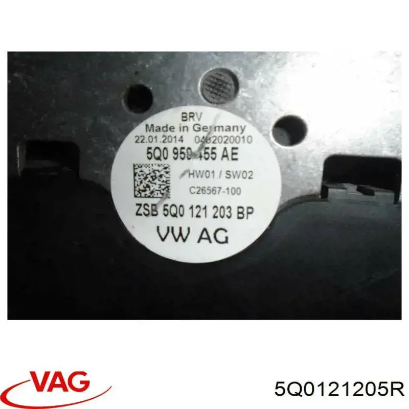 Кожух вентилятора VAG 5Q0121205R ціна, від 38.34 USD