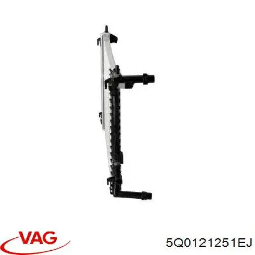 Купити 5Q0121251EJ VAG Радіатор охолодження, додатковий