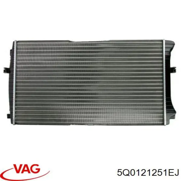 5Q0121251EJ VAG радіатор охолодження, додатковий