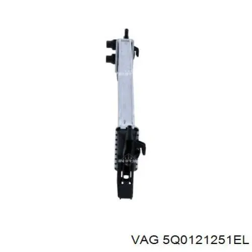 5Q0121251EL VAG Радіатор охолодження двигуна, додатковий