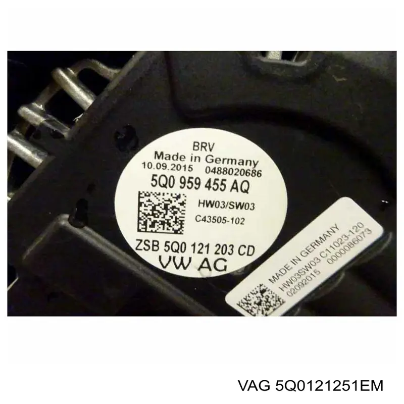 Радіатор основний VAG 5Q0121251EM ціна, від 62.94 USD