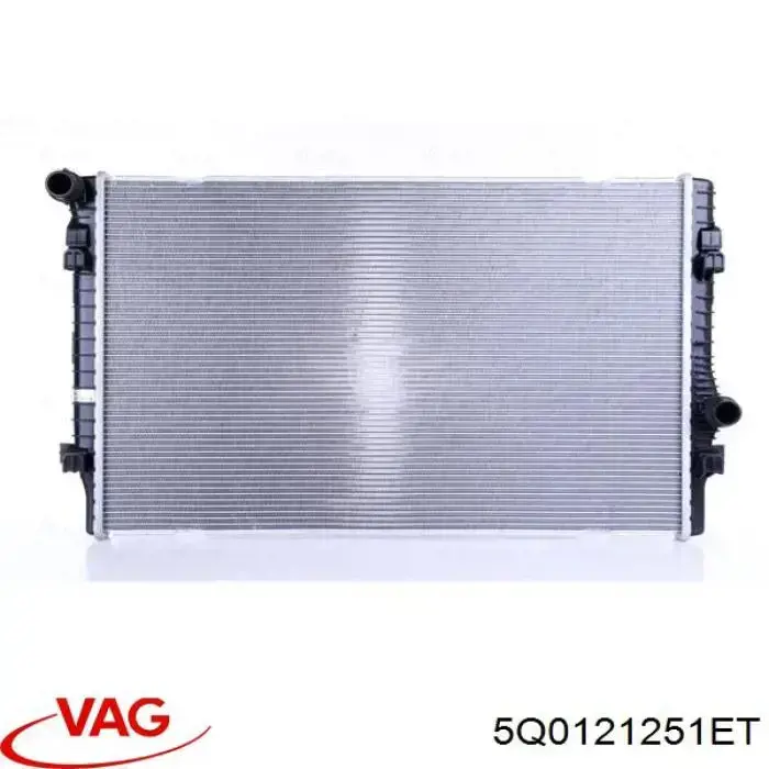 5Q0121251ET VAG Радіатор охолодження двигуна