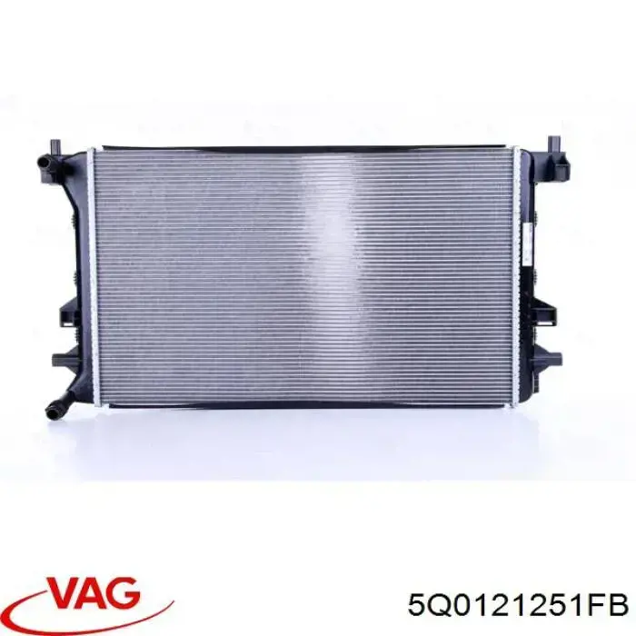 5Q0121251FB VAG радіатор охолодження, додатковий