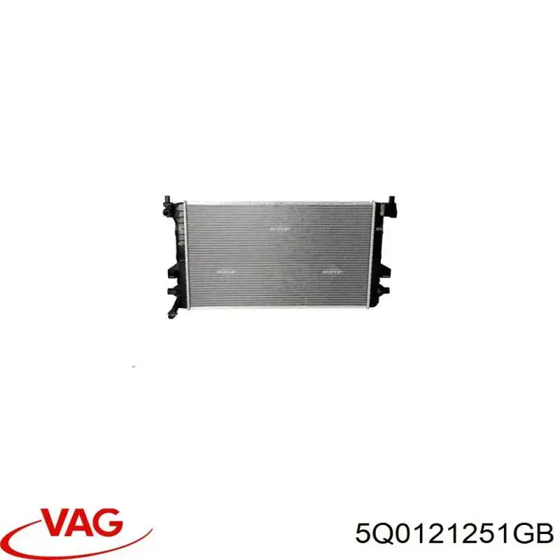 Радіатор охолодження, додатковий VAG 5Q0121251GB ціна, від 69.19 USD
