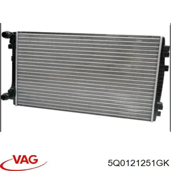 Купити 5Q0121251GK VAG Радіатор двигуна
